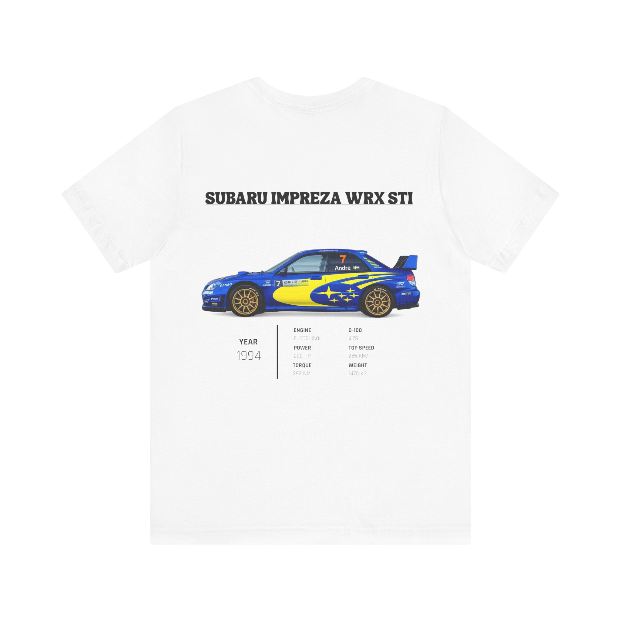 T-shirt Subaru Impreza WRX STI avec logo classique