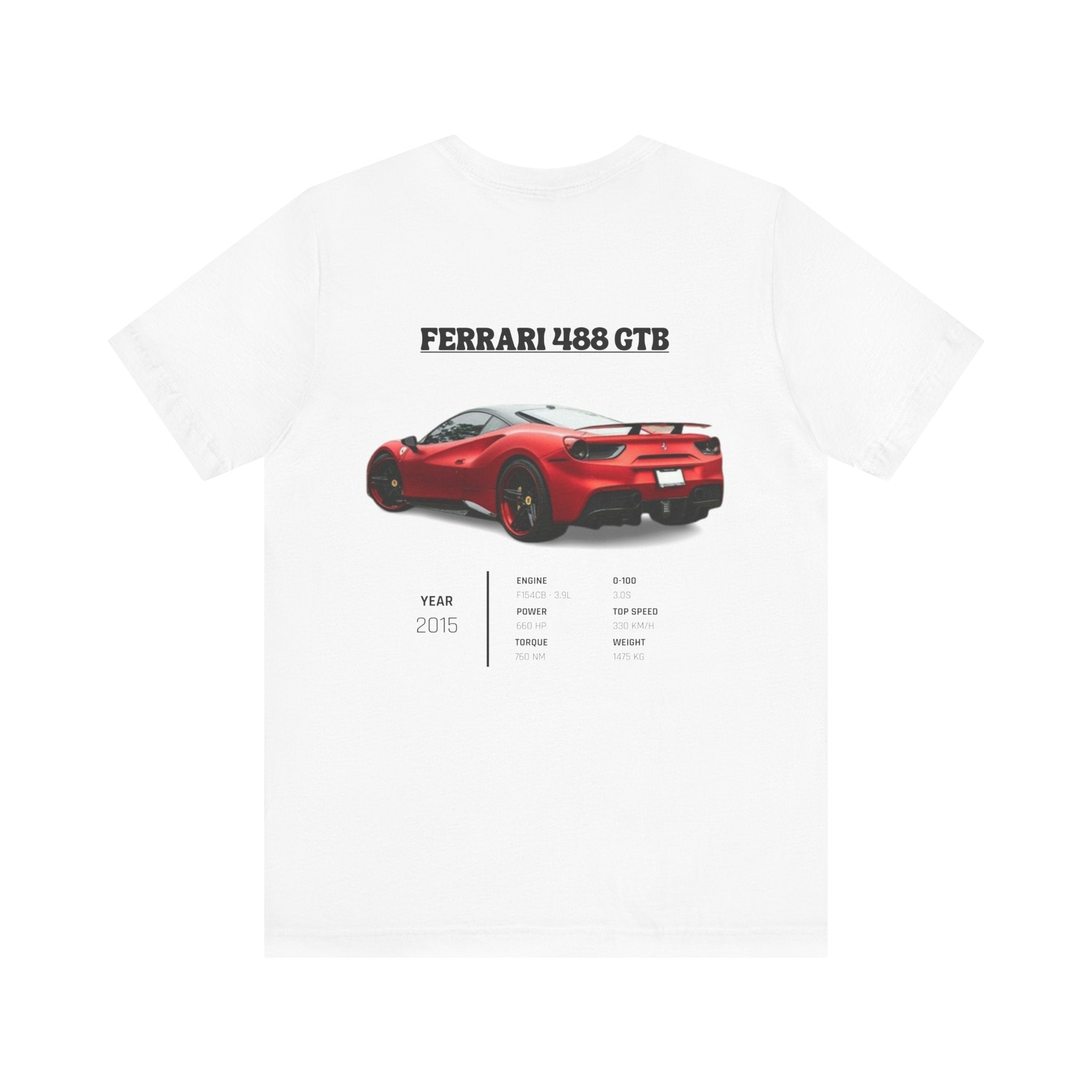 T-shirt Ferrari 488 GTB Feu