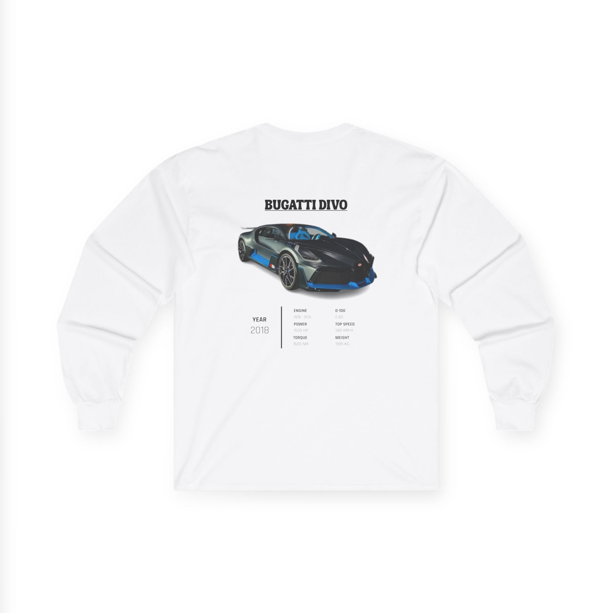 Bugatti Divo Hypercar Longsleeve