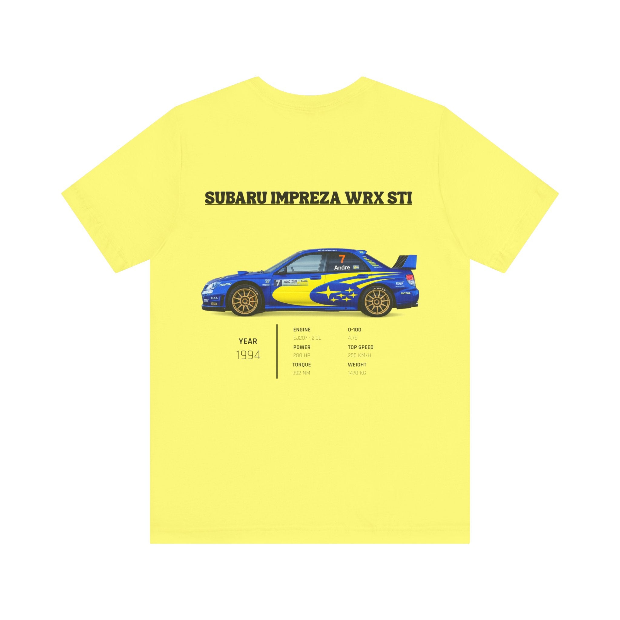 T-shirt Subaru Impreza WRX STI avec logo classique