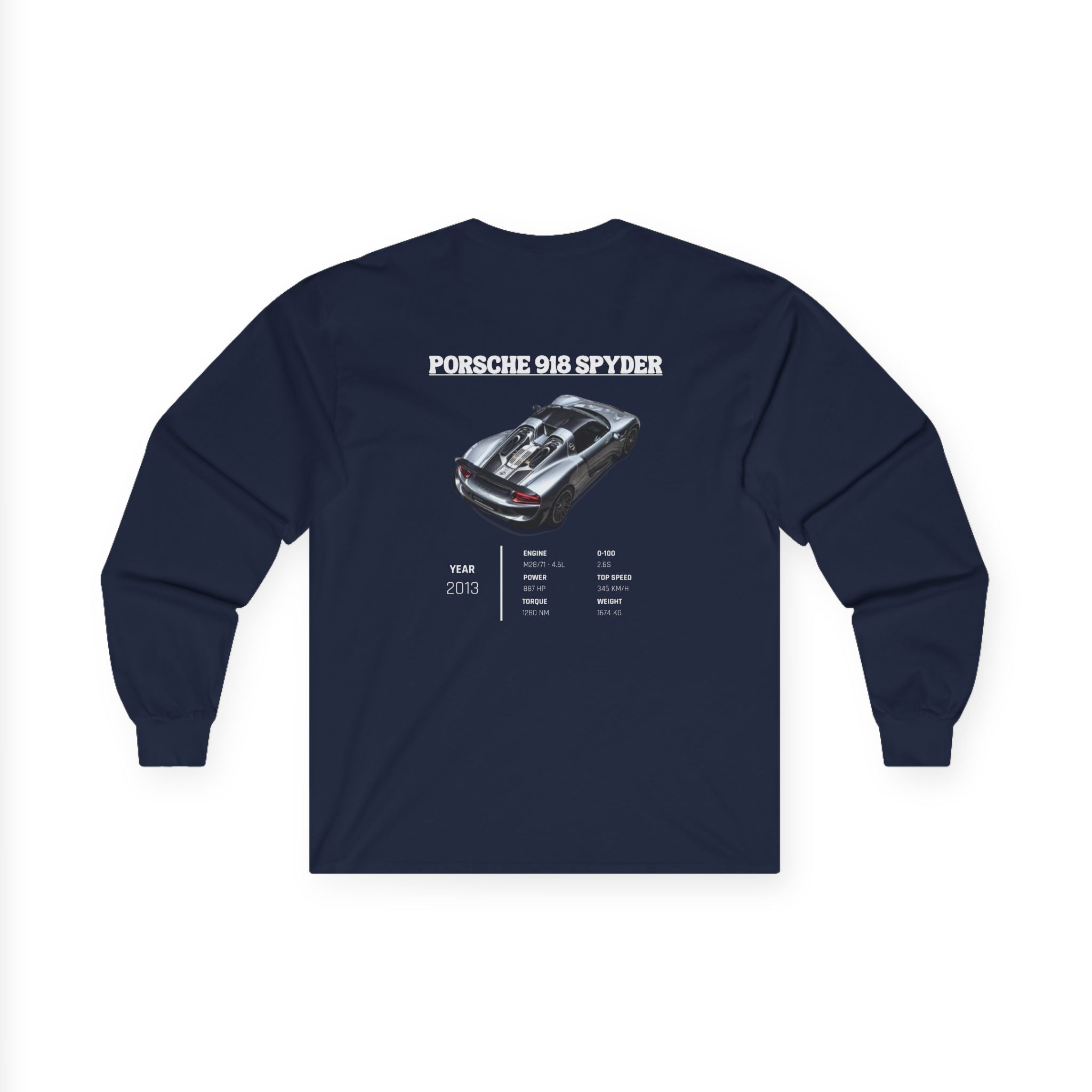 Porsche 918 Spyder Manches Longues