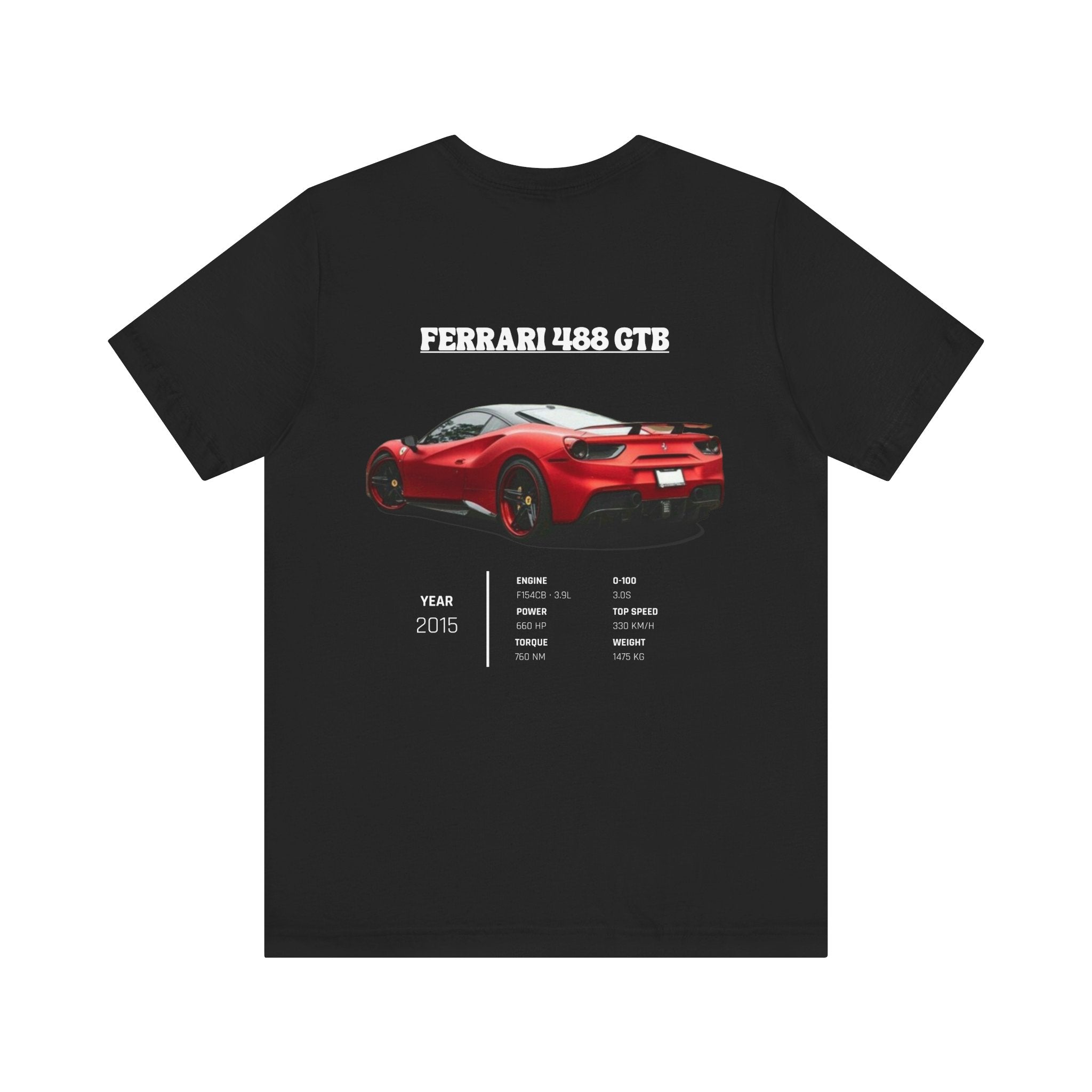 T-shirt Ferrari 488 GTB Feu
