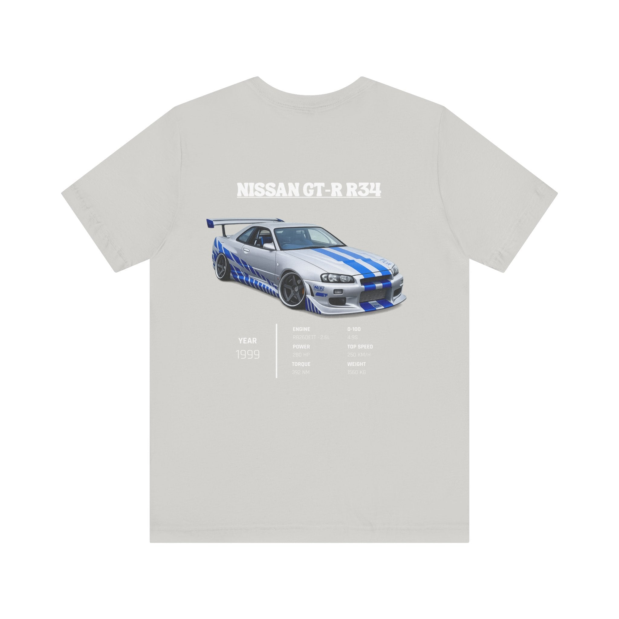 T-shirt Nissan GT R-R34 Légende