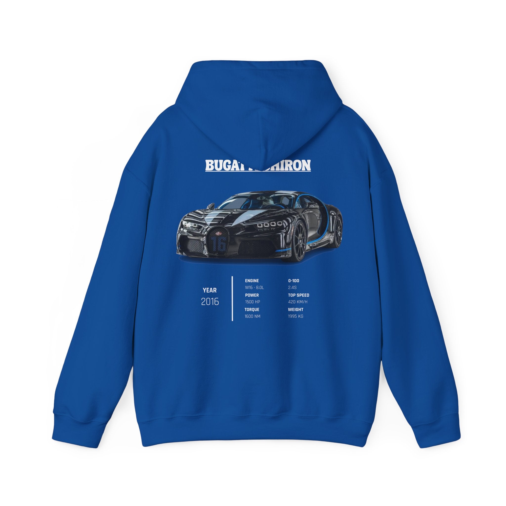 Sweat à capuche Bugatti Chiron W16