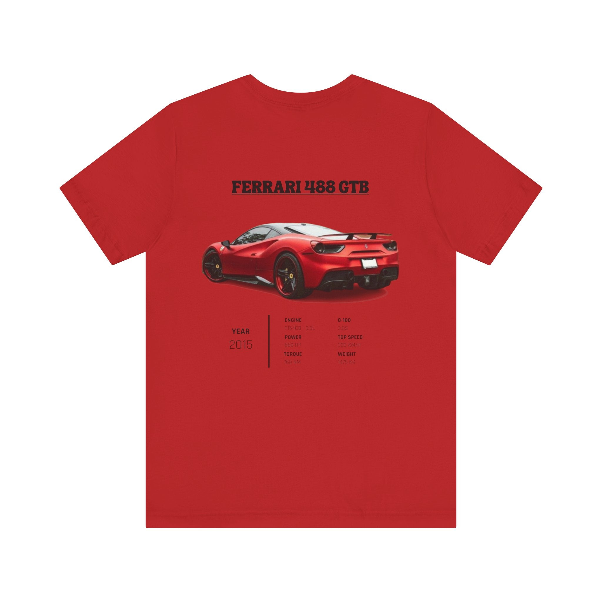 T-shirt Ferrari 488 GTB Feu