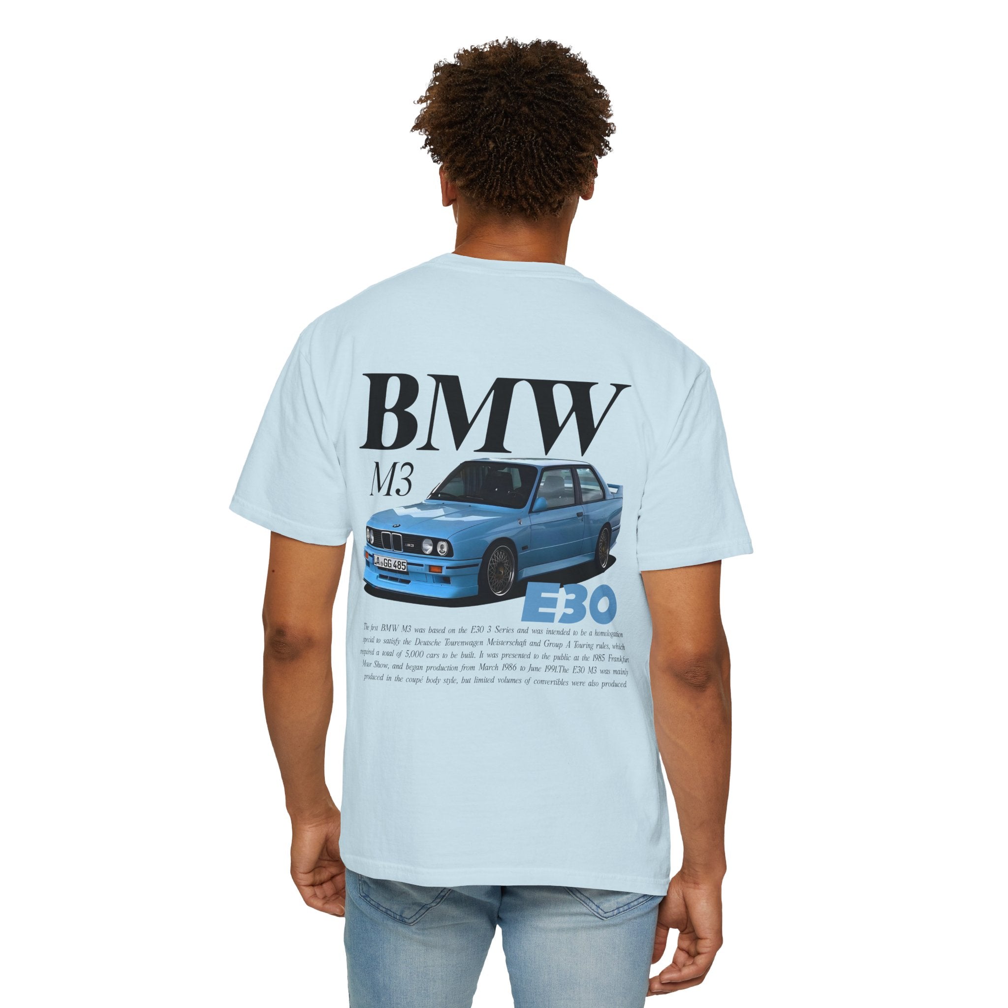 BMW M3 E30 Graphic T-Shirt — Classic Retro Car Tee