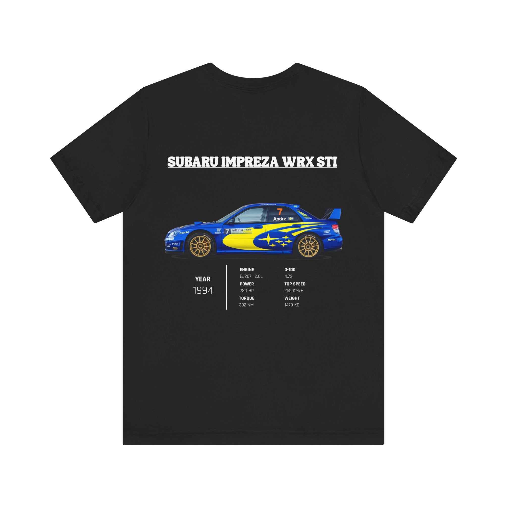 T-shirt Subaru Impreza WRX STI avec logo classique