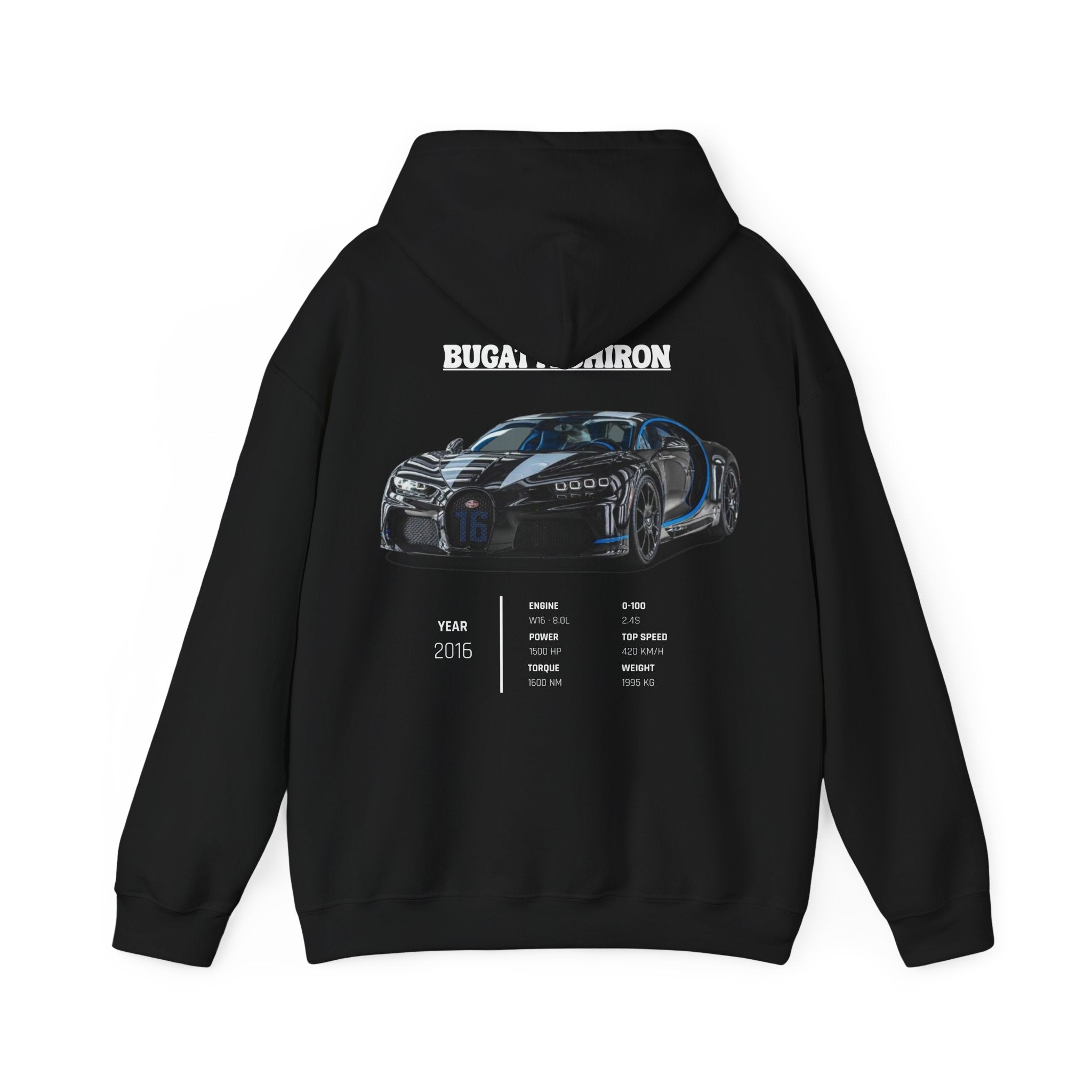 Sweat à capuche Bugatti Chiron W16