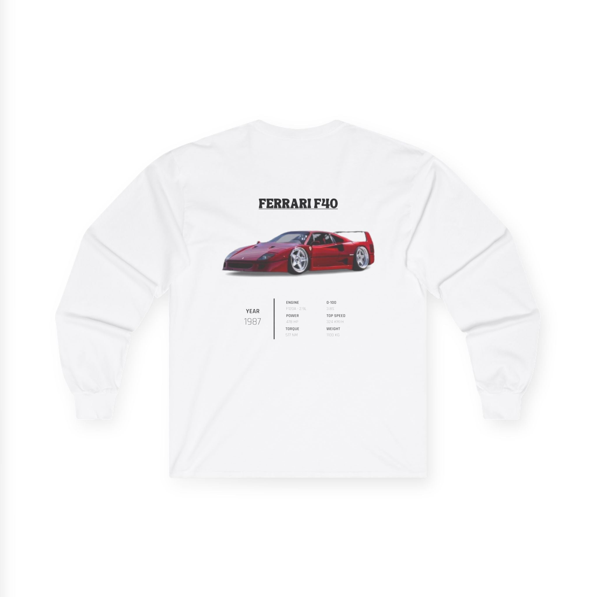 T-shirt manches longues Ferrari F40 Icon