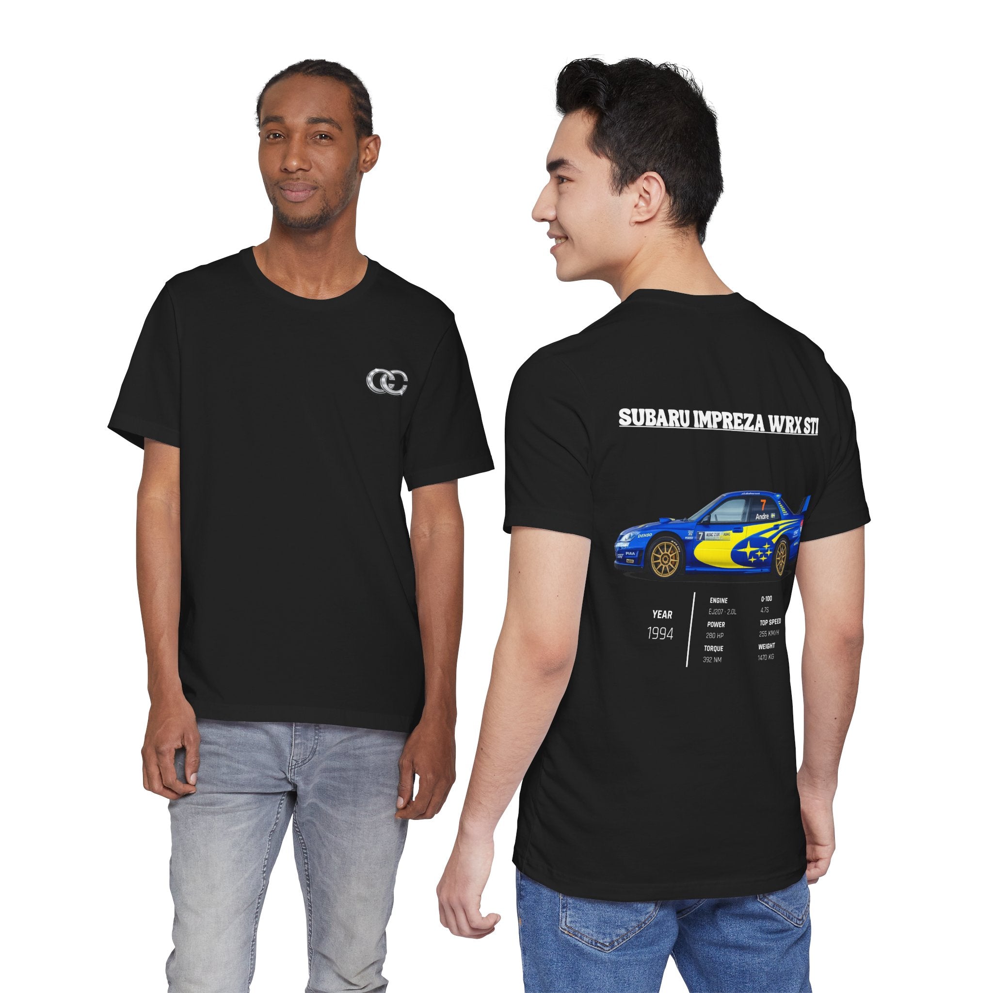 T-shirt Subaru Impreza WRX STI avec logo classique