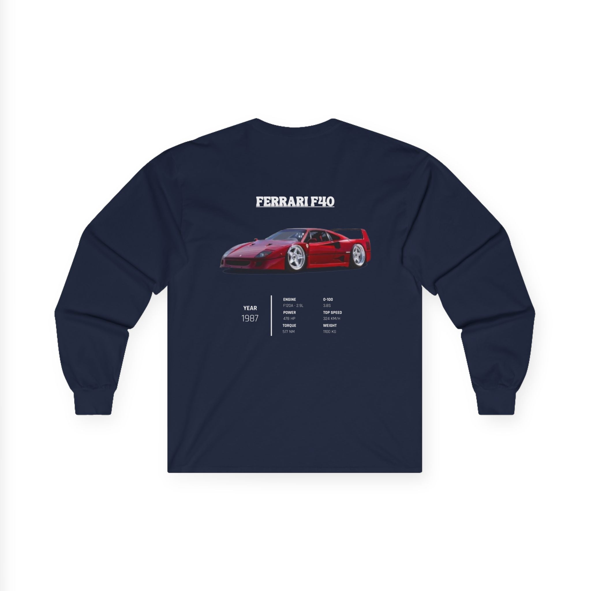 T-shirt manches longues Ferrari F40 Icon