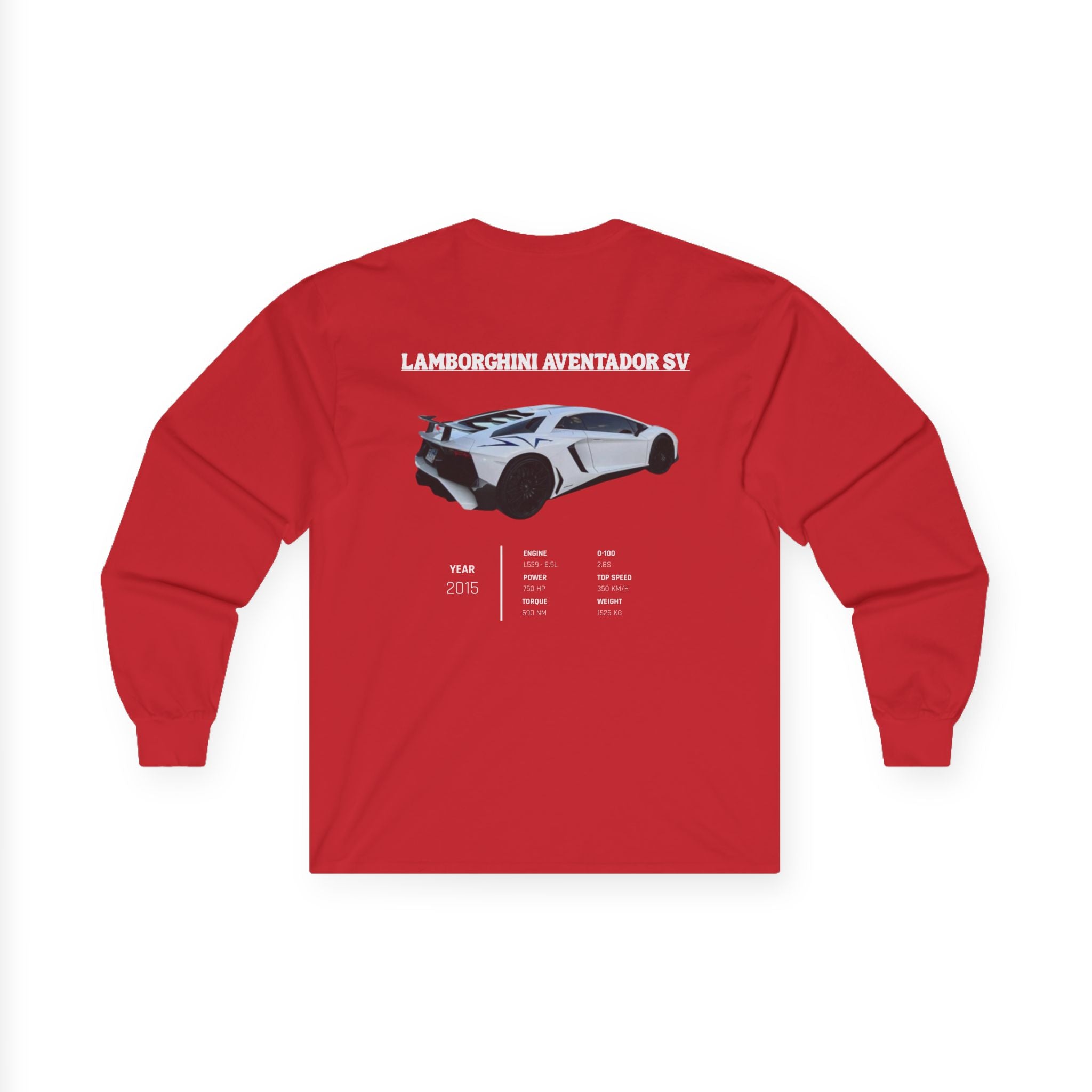 Haut à manches longues Lamborghini Aventador SV Raging Bull