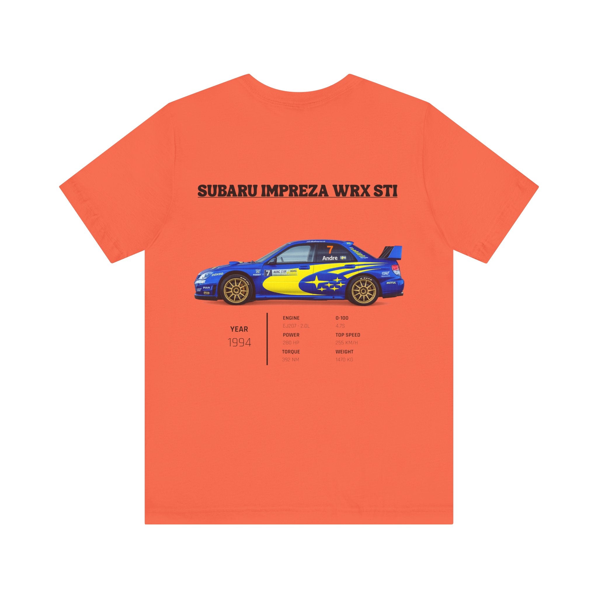 T-shirt Subaru Impreza WRX STI avec logo classique