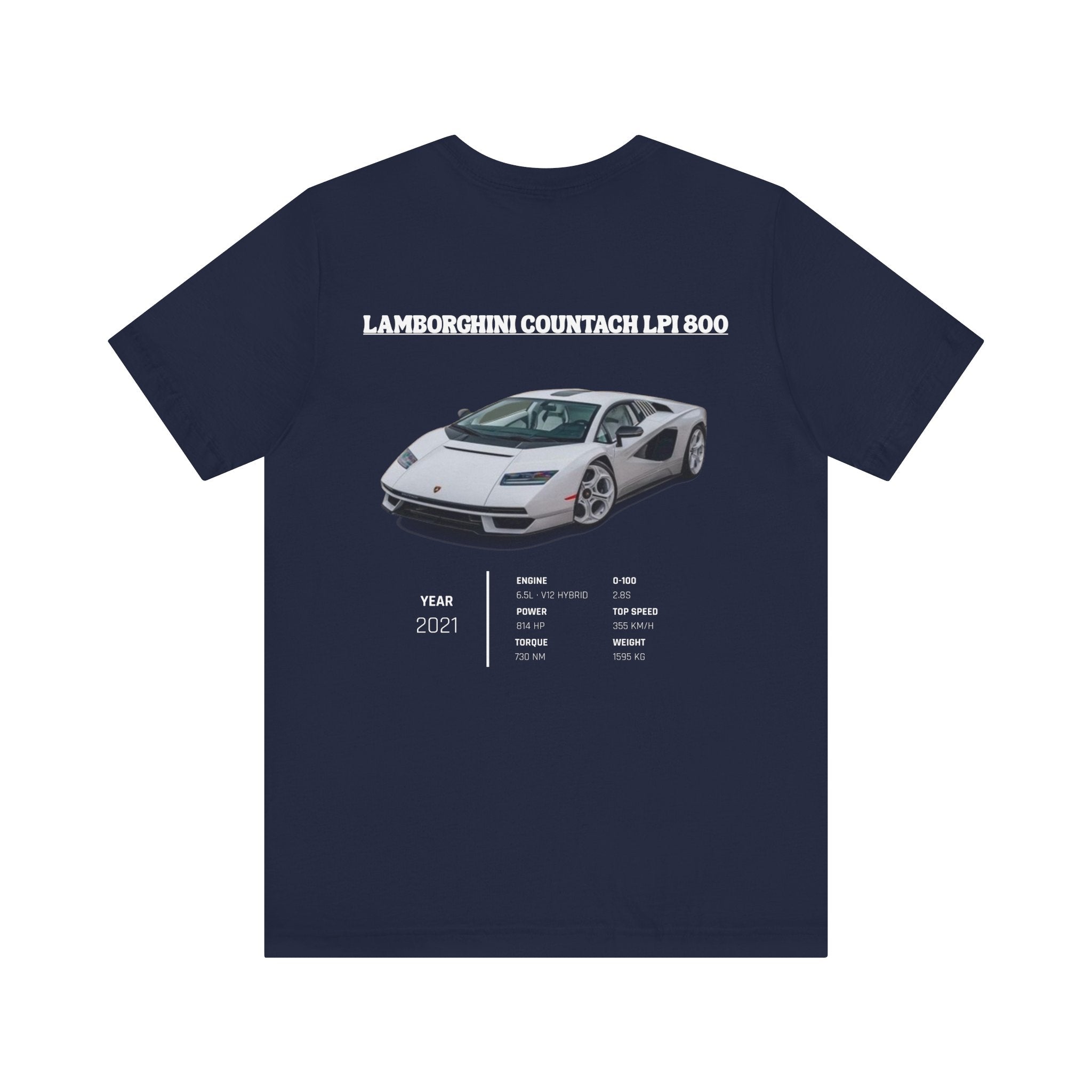 T-shirt Rétro Lamborghini Countach LPI 800