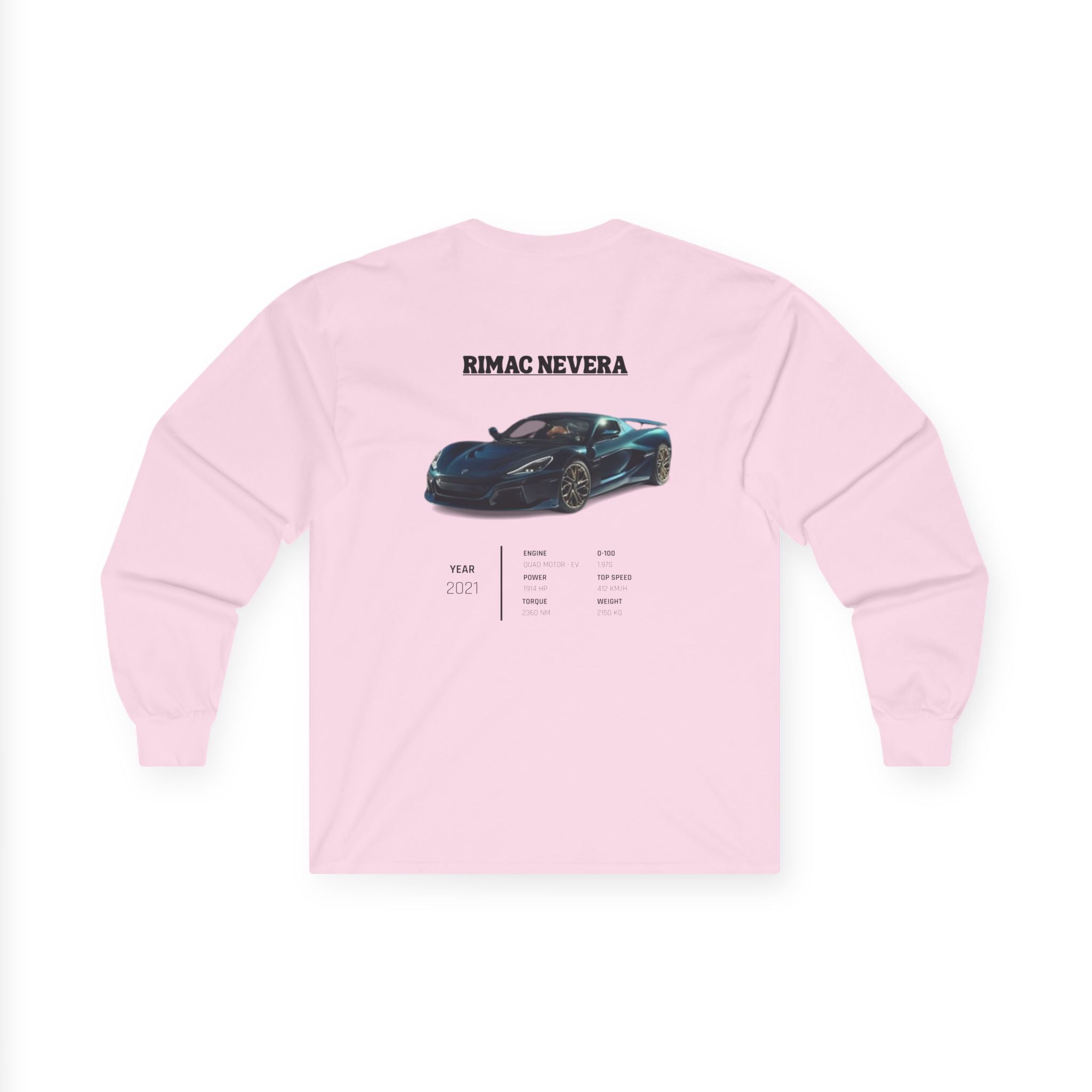 T-shirt manches longues électrique Rimac Nevera