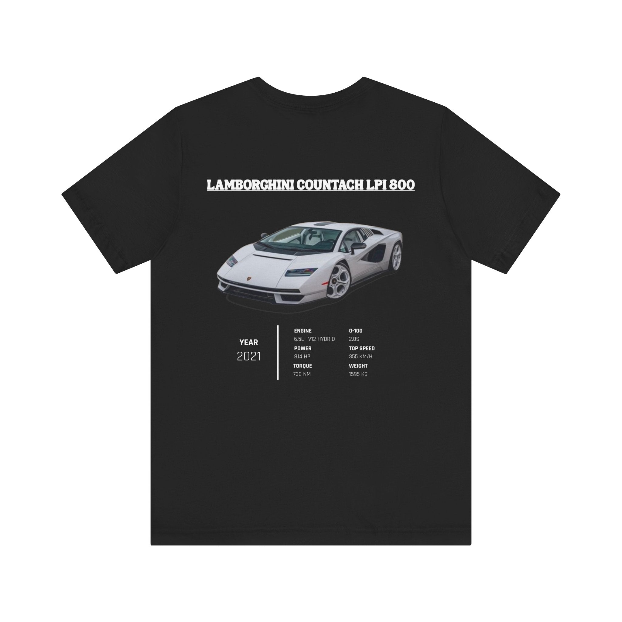 T-shirt Rétro Lamborghini Countach LPI 800