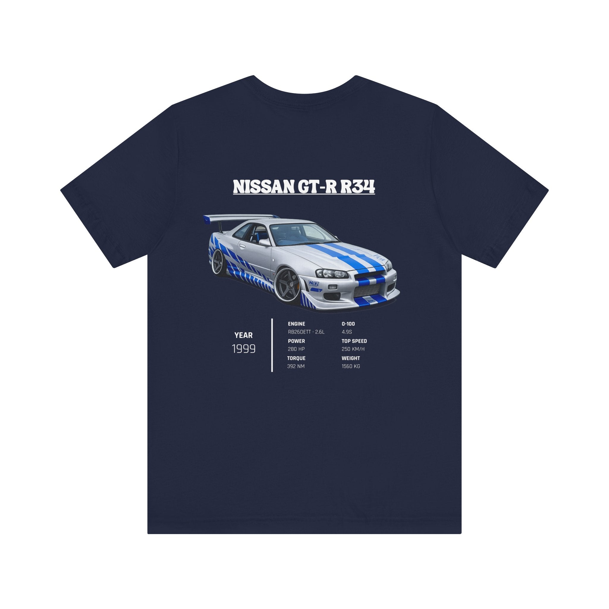 T-shirt Nissan GT R-R34 Légende