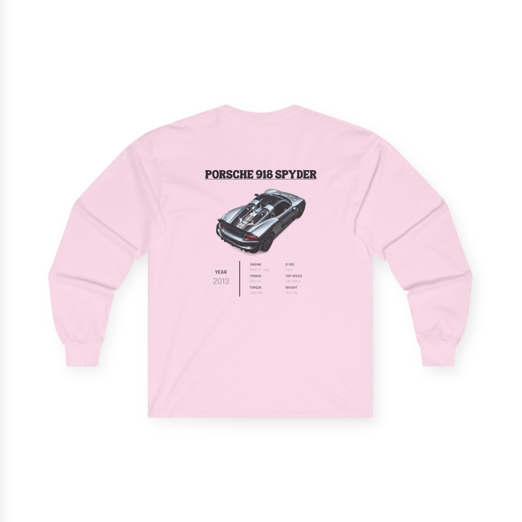 Porsche 918 Spyder Manches Longues