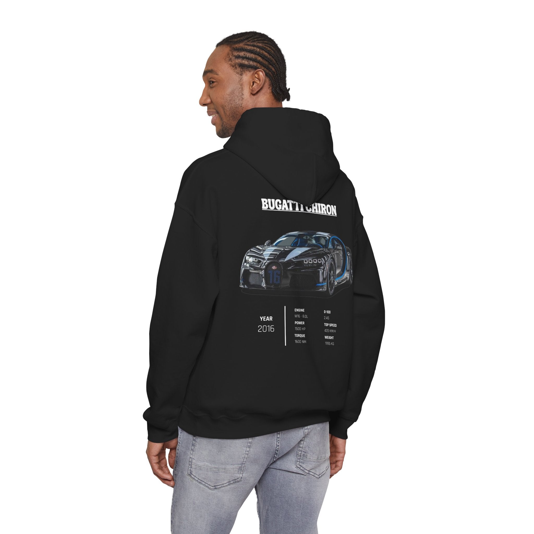 Sweat à capuche Bugatti Chiron W16