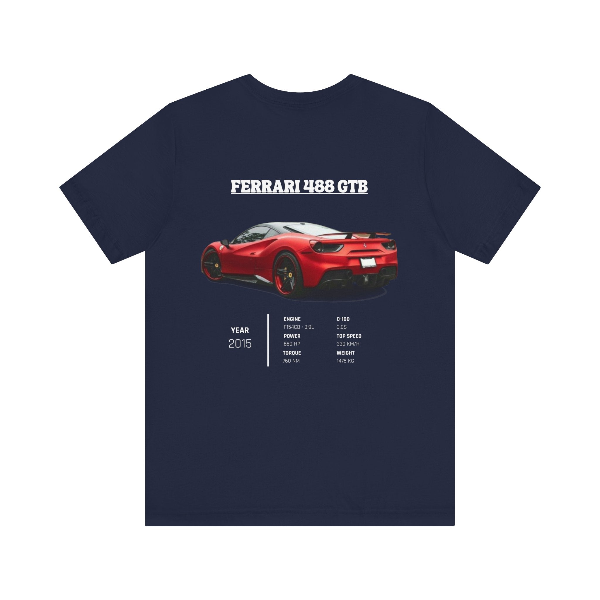 T-shirt Ferrari 488 GTB Feu