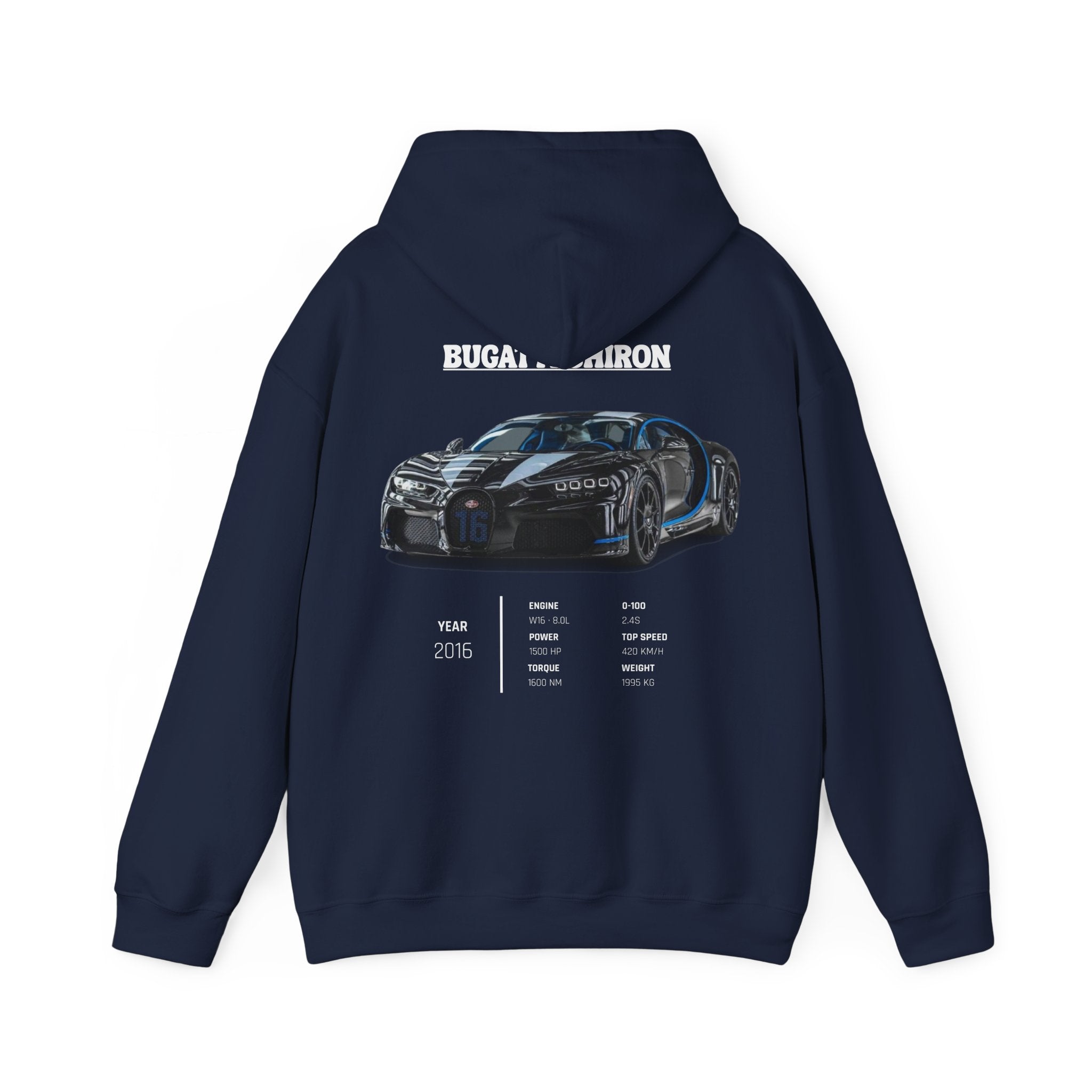Sweat à capuche Bugatti Chiron W16