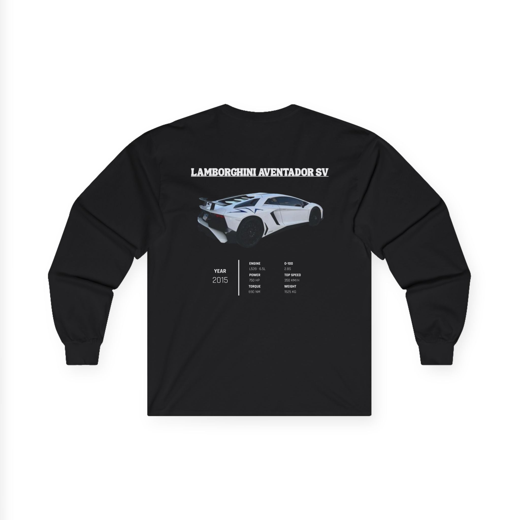 Haut à manches longues Lamborghini Aventador SV Raging Bull