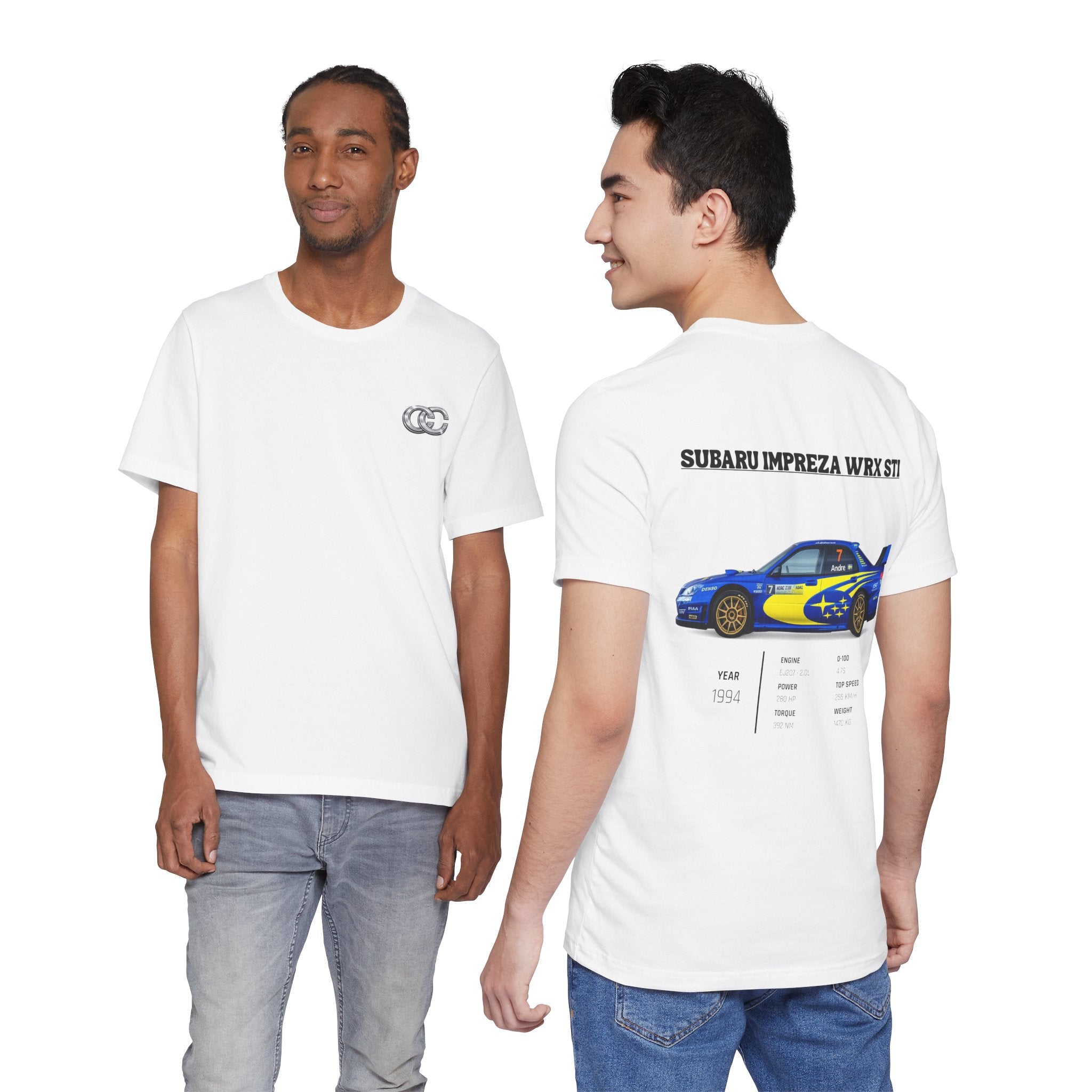 T-shirt Subaru Impreza WRX STI avec logo classique