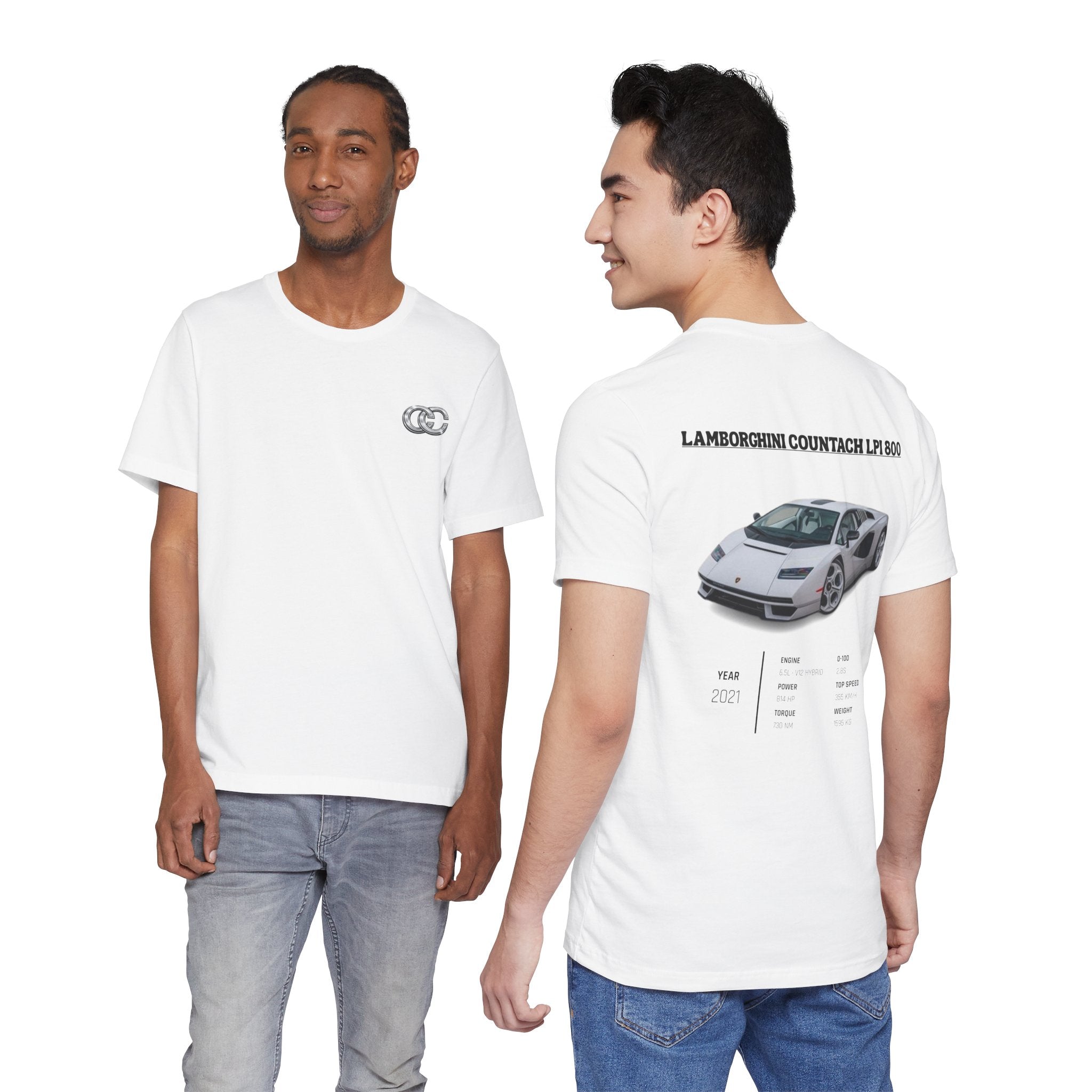 Lamborghini Countach LPI 800 Retro Tee