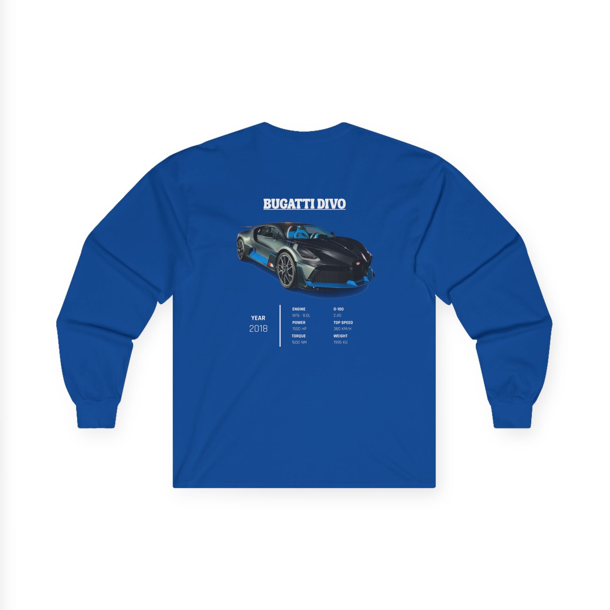 Bugatti Divo Hypercar Longsleeve
